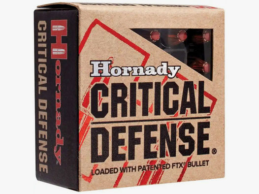Hornady .40S&W 165grs FTX Critical 20STK Munition bleihaltig