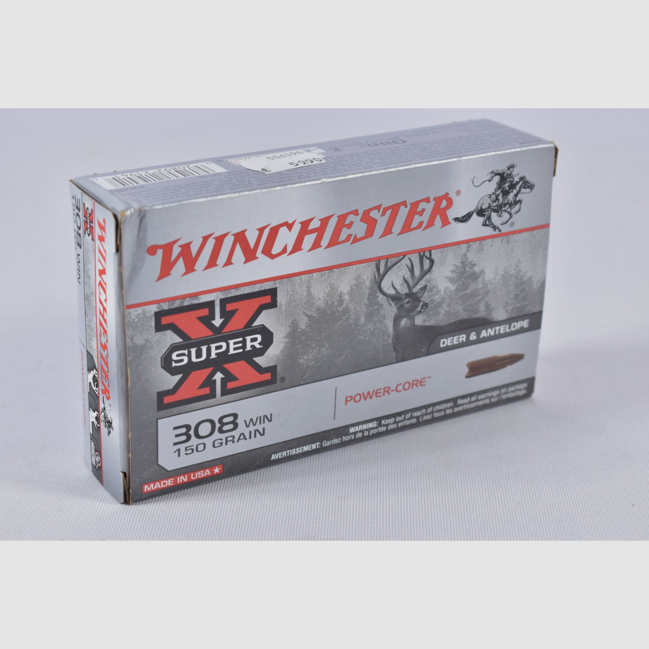 Winchester .308Win. 150grs Power-Core 20STK Munition bleifrei