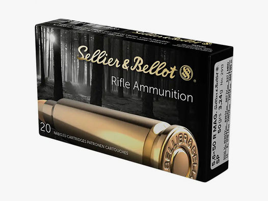 Sellier & Bellot 5,6x50R Mag. 50grs TM 20STK Munition bleihaltig