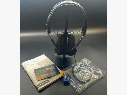 Aussteller Sordin 75302-S Elektronischer Gehörschutz Supreme Pro Headband in Grün V297