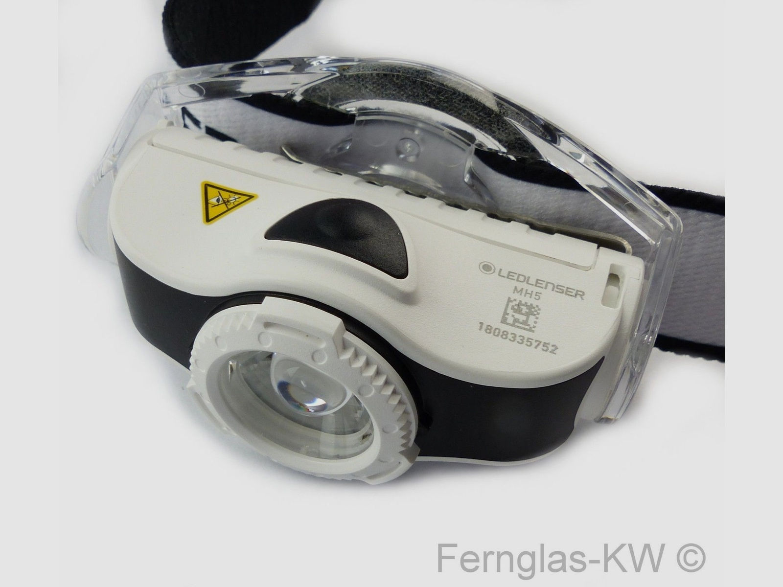 Ledlenser 500950 LED Kopflampe Stirnlampe MH5 Schwarz Weiß 400 Lumen mit Akku