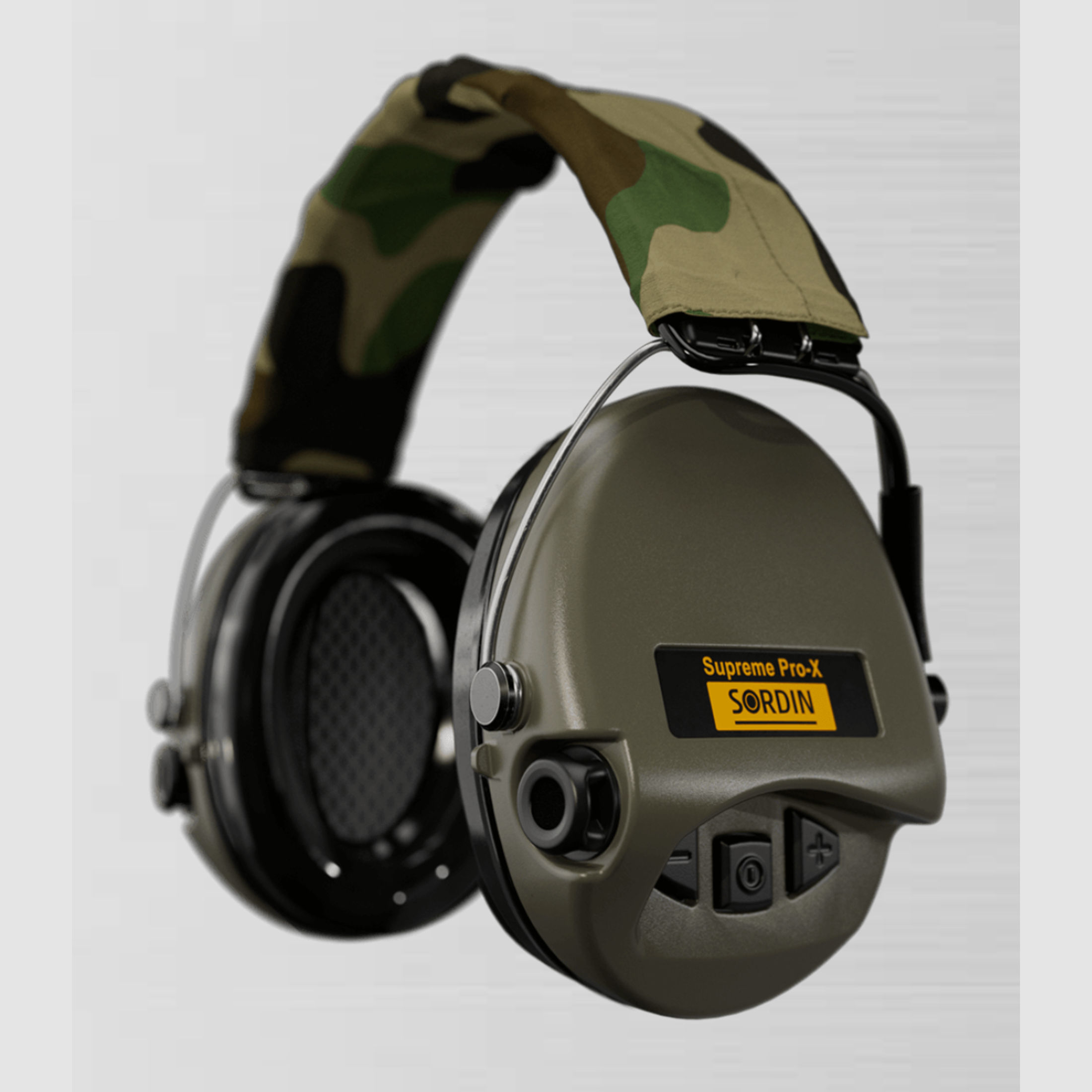 Sordin 75302-X-S Elektronischer Gehörschutz Supreme Pro X Headband Grün Camo