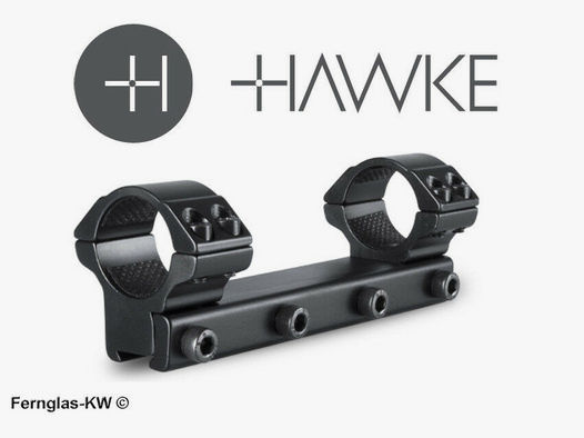 HAWKE 22104 25,4mm Ringmontage Mittel für 9-11mm Schiene Zielfernrohr-Halterung