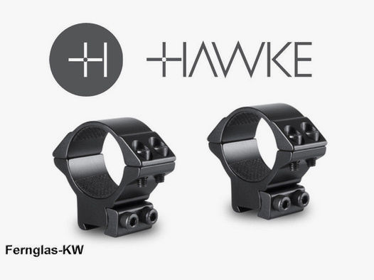 HAWKE 22107 30 mm Ringmontage Mittel für 9-11mm Schiene Zielfernrohr-Halterung