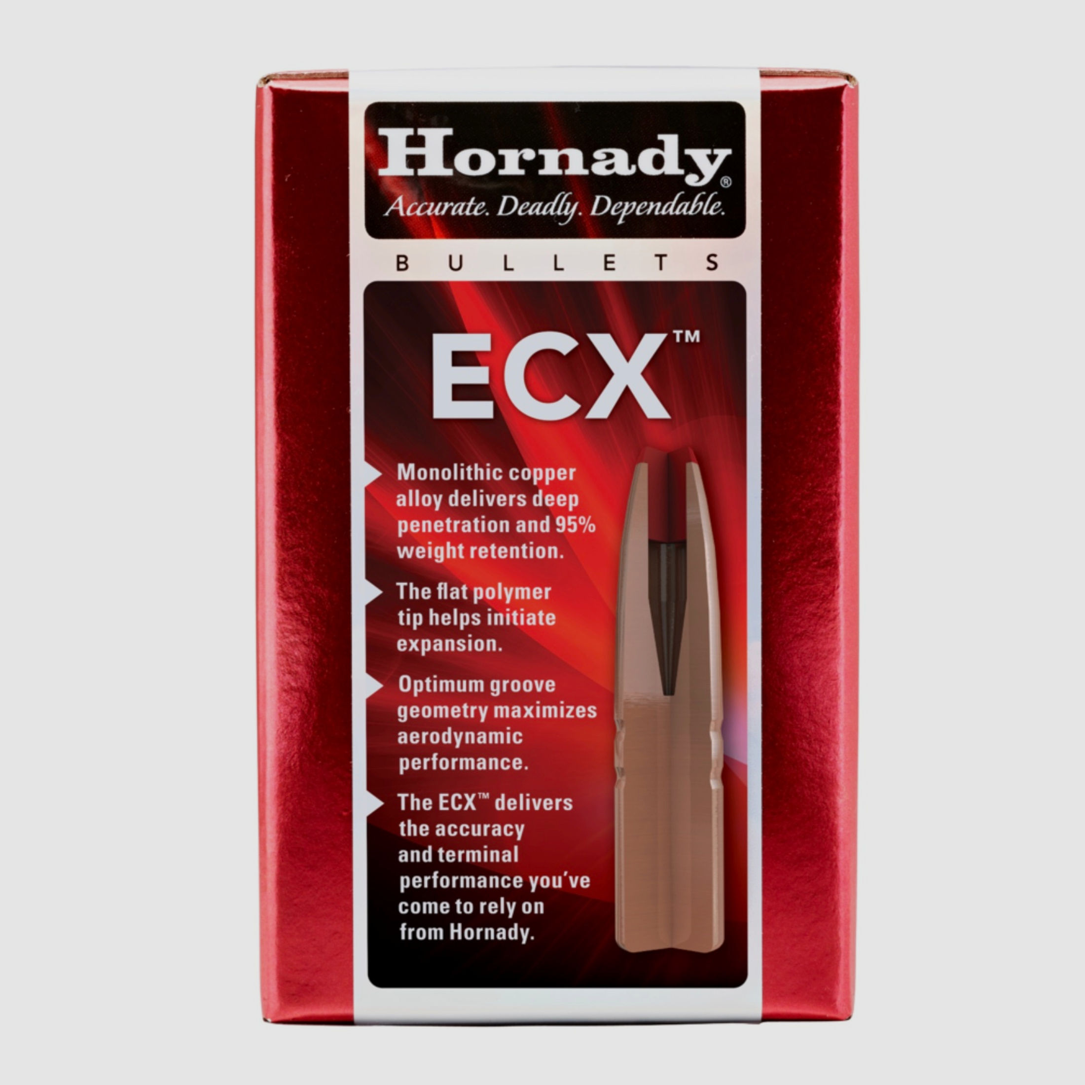 Hornady 304714 Geschosse ECX Bullets .30 .308 165 gr Wiederladen Bleifrei