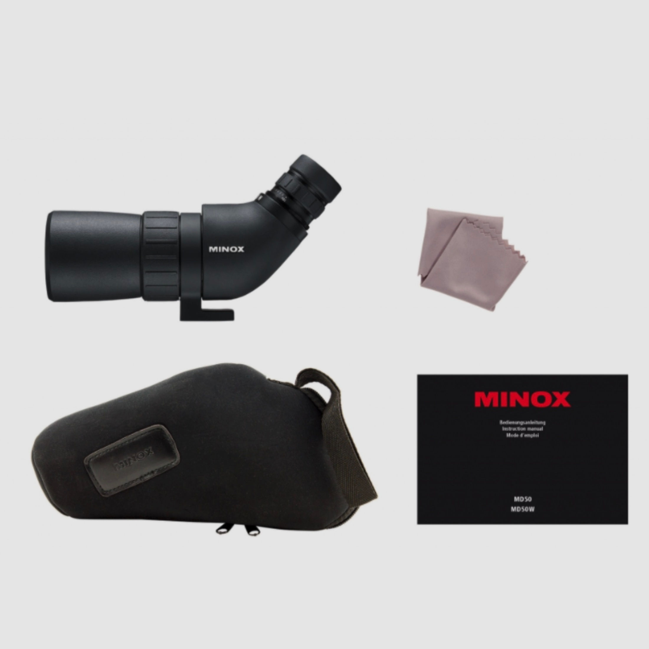 MINOX 80405421 Spektiv 16-30x50 MD 50 W mit Bereitschaftstasche