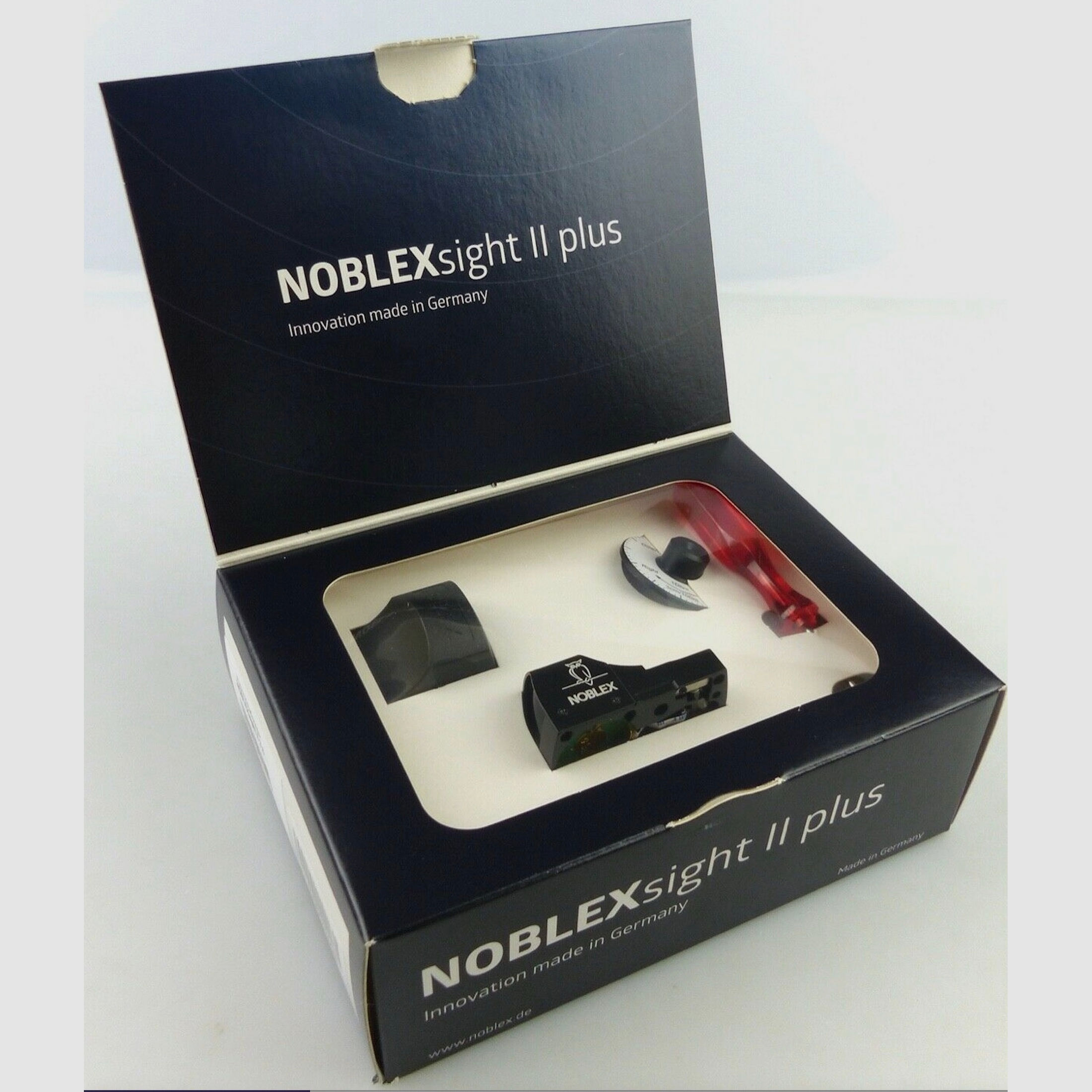 Noblex 55701 Rotpunkt Reflexvisier sight II Plus 3 5 Moa schwarz