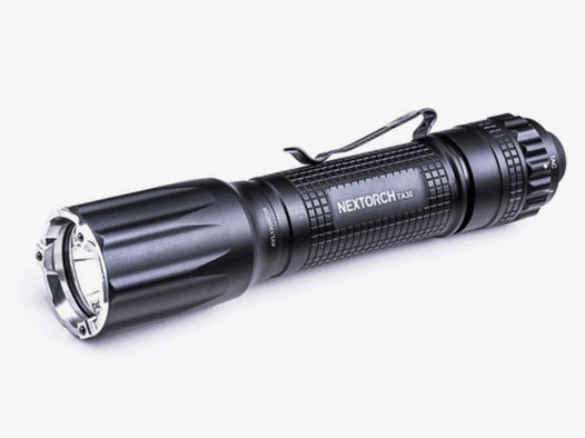 Nextorch TA30 Tactical LED Taschenlampe 1300 Lumen Kopf mit Nano- Keramik Glasbrecher Stroboskopfun