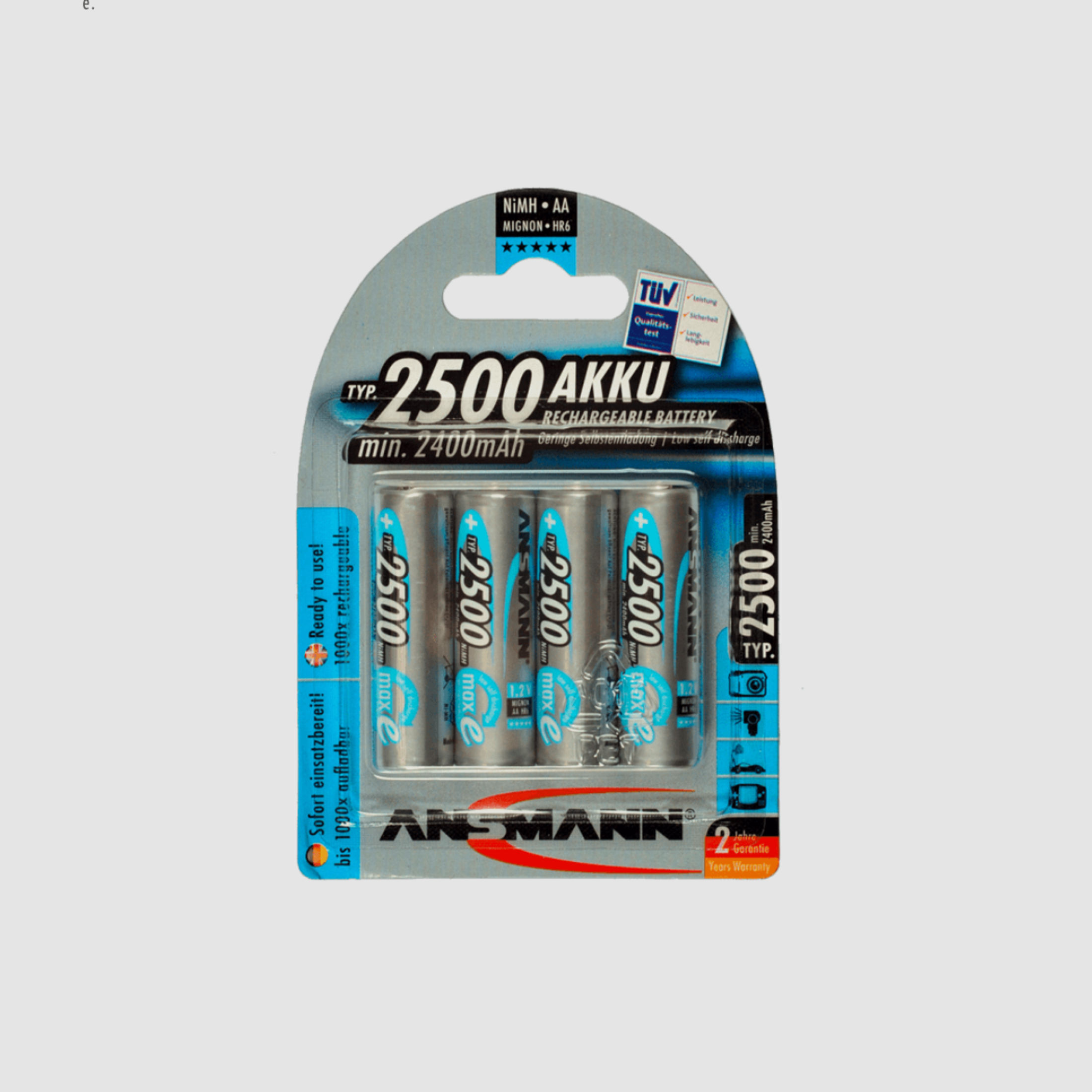 Ansmann 80226268 Minox Akku Pack 4x AA 2400 mAh