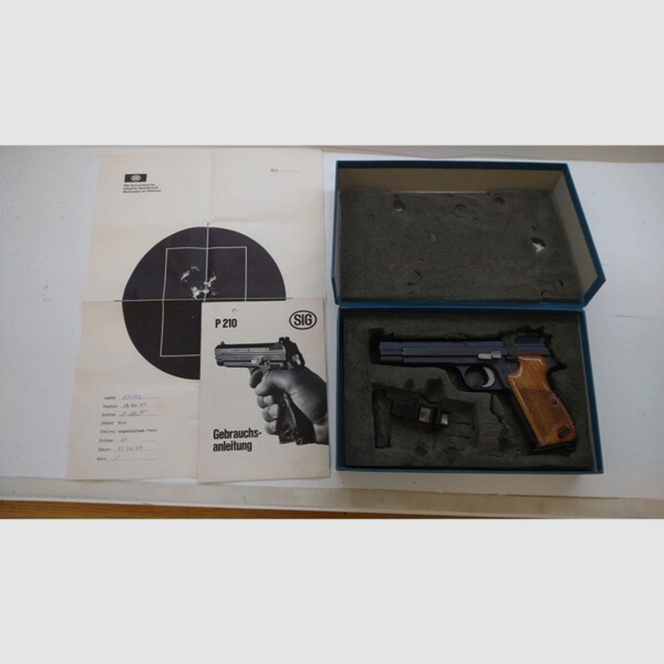 Pistole SIG Mod. P210-6 im Kaliber 9mm Luger gebraucht