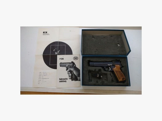 Pistole SIG Mod. P210-6 im Kaliber 9mm Luger gebraucht