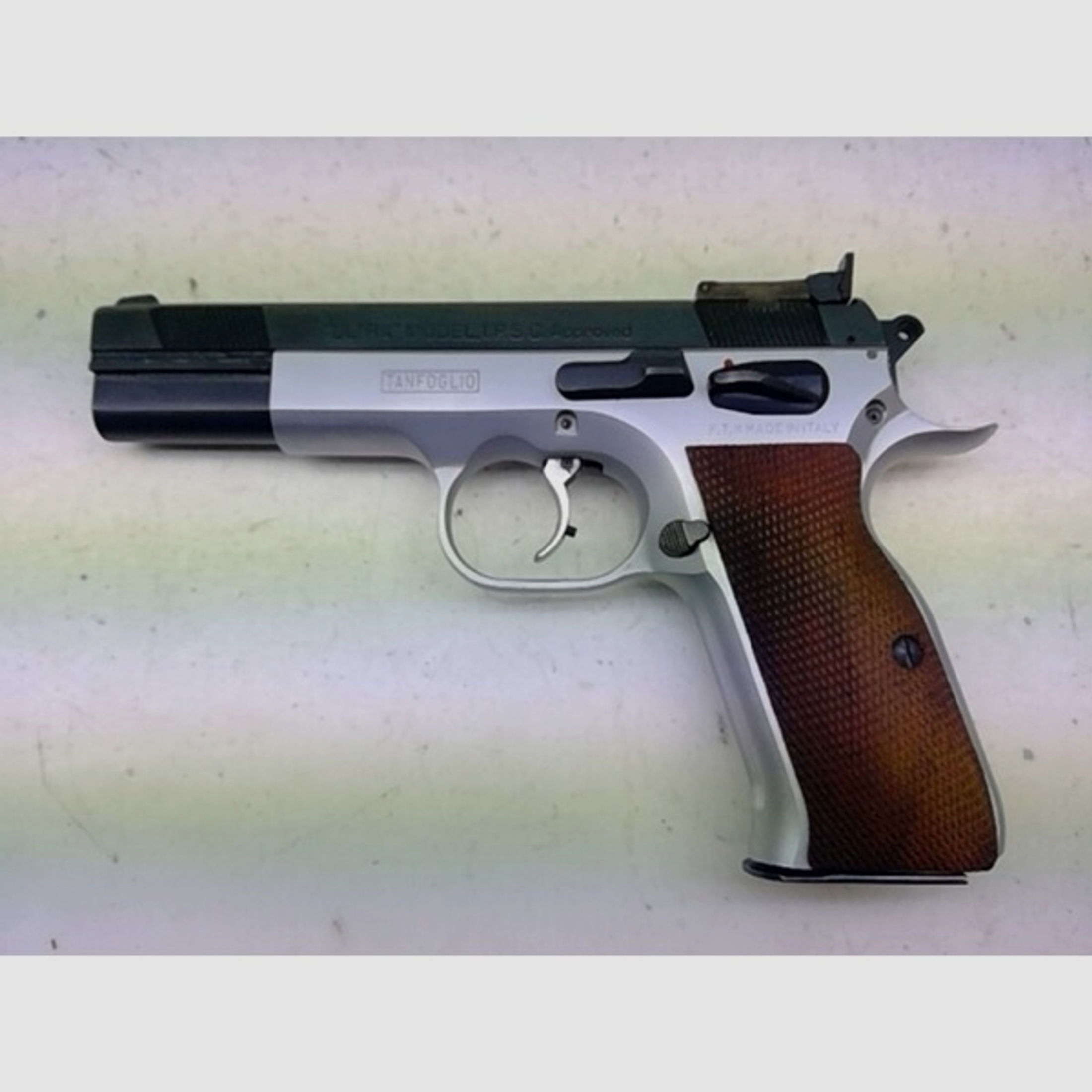 Pistole Tanfoglio Ultra Mod. I.P.S.C. Approved im Kaliber 9mm Luger gebraucht