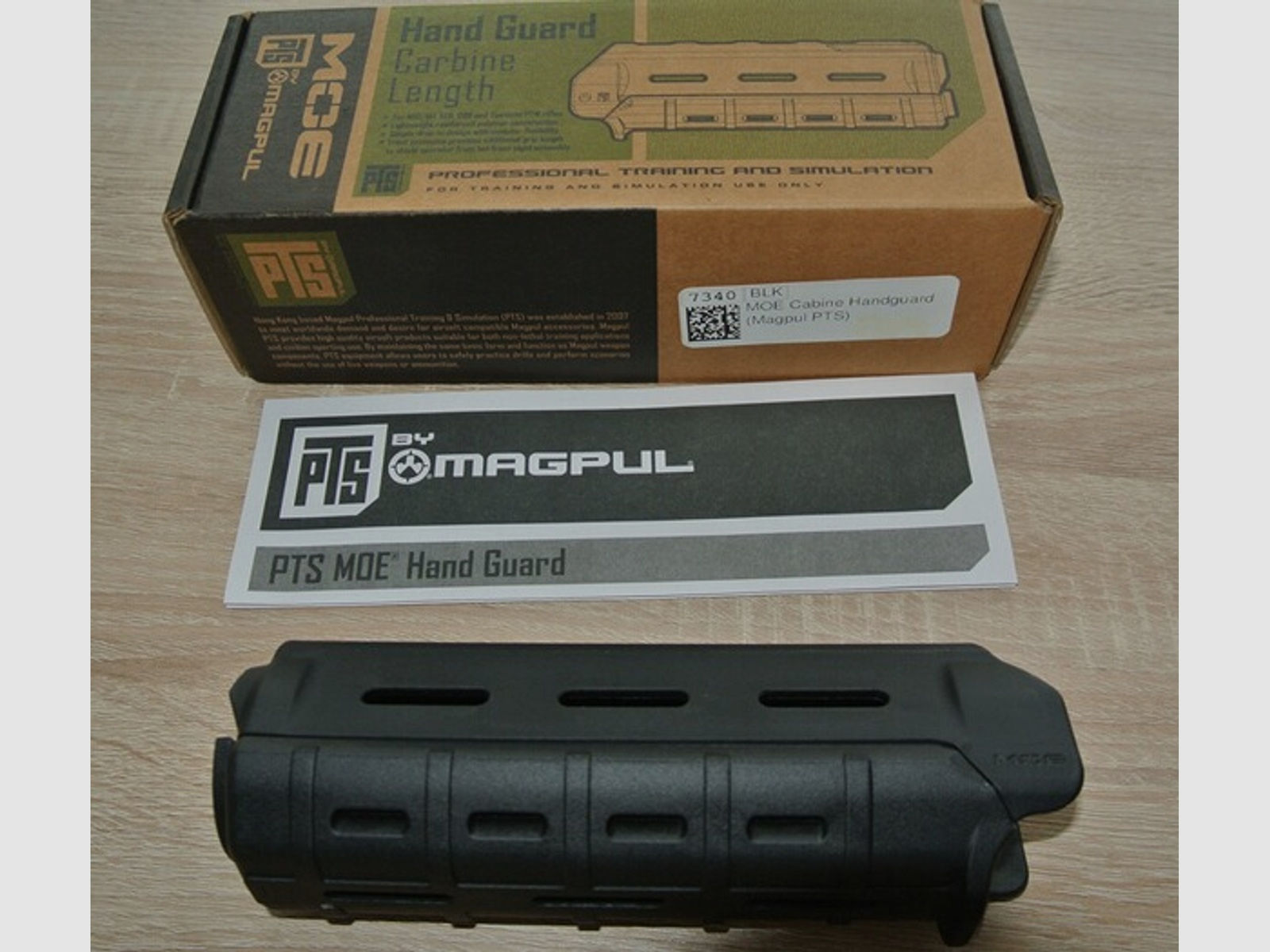 MOE Handguard Carbine Black Magpul PTS Airsoft Softair Frontset