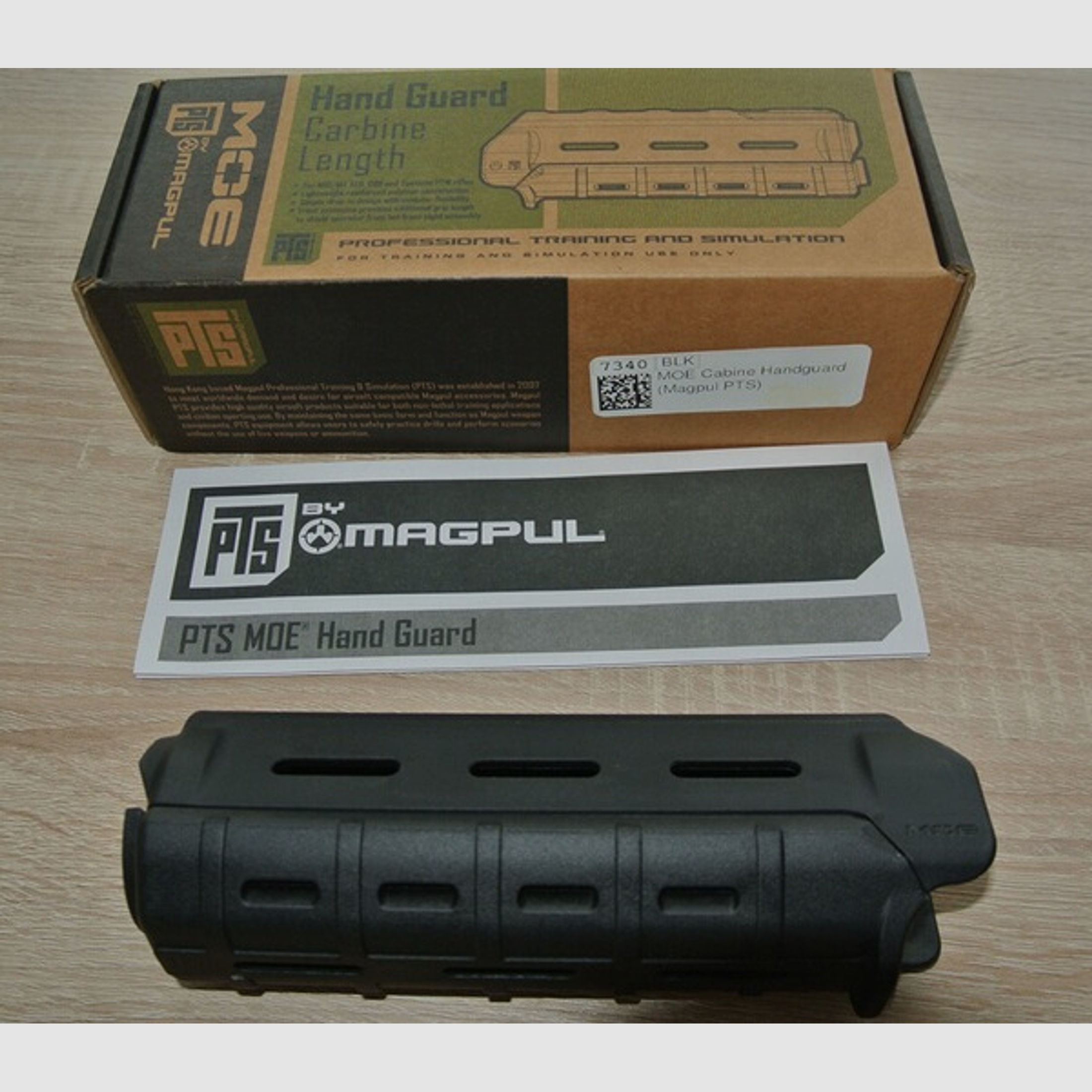 MOE Handguard Carbine Black Magpul PTS Airsoft Softair Frontset