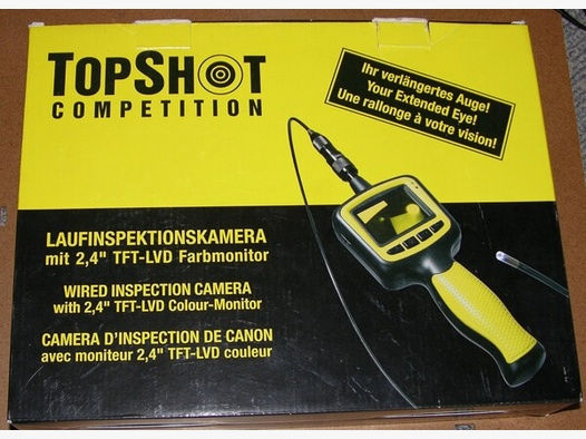 TopShot Competition Laufinspektionskamera mit Farbmonitor