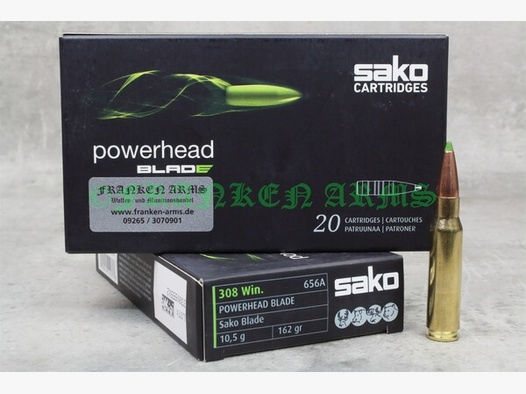 Sako Powerhead Blade .308 Win. 162gr. 10,5g 20 Stück