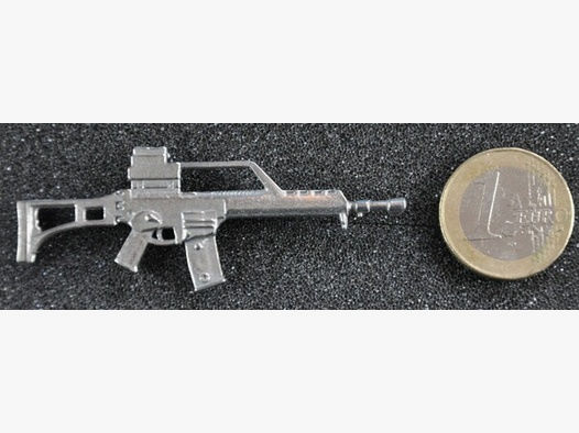Sturmgewehr H&K G36 als Metall-Anstecker