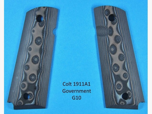 Griffschalen für Colt 1911A1 Government aus G10-Material