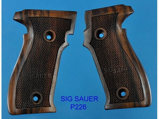 Nussbaum-Griffschalen für Pistole Sig Sauer P226
