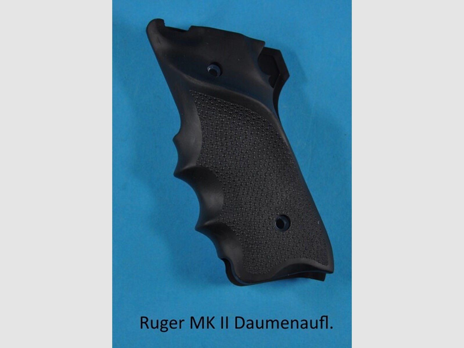 HOGUE Gummigriff mit Fingerrillen für Pistole Ruger MK II mit Daumenauflage