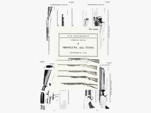 Nachdruck US-Dienstvorschrift von 1942 Repetier-Schrotflinten