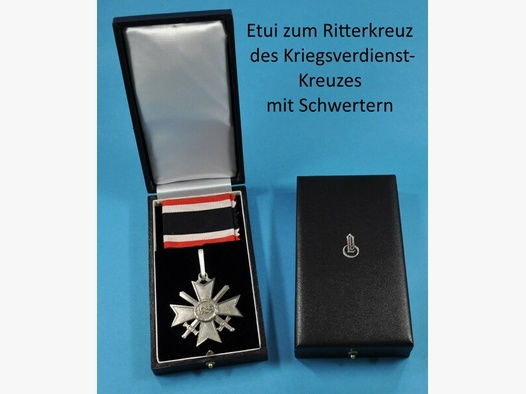 Etui zum Ritterkreuz des KVK ohne Schwerter, Repro !!!