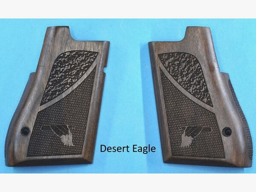 Nussbaum-Griffschalen für Desert Eagle