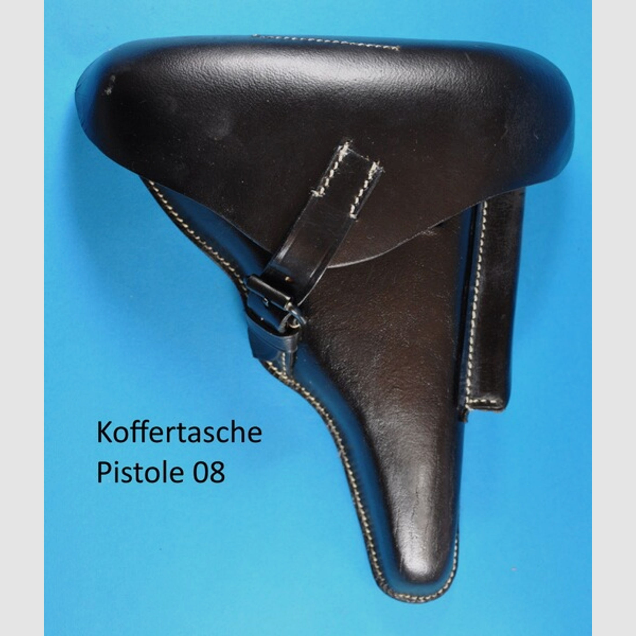 Koffertasche für Pistole Luger P08 Wehrmacht Repro !!!