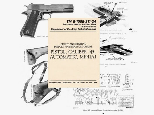 Nachdruck Technisches Handbuch Colt 1911A1 Government