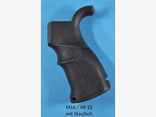 Gummigriff mit Fingerillen und Staufach für Colt M16/AR15
