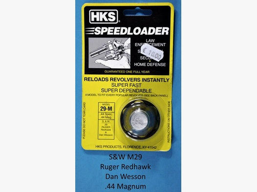 HKS Speedloader .44 Magnum für S&W M29, Ruger Redhawk und Dan Wesson