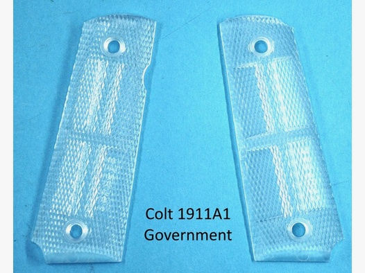 durchsichtige Kunststoff-Griffschalen für Colt 1911A1 Government