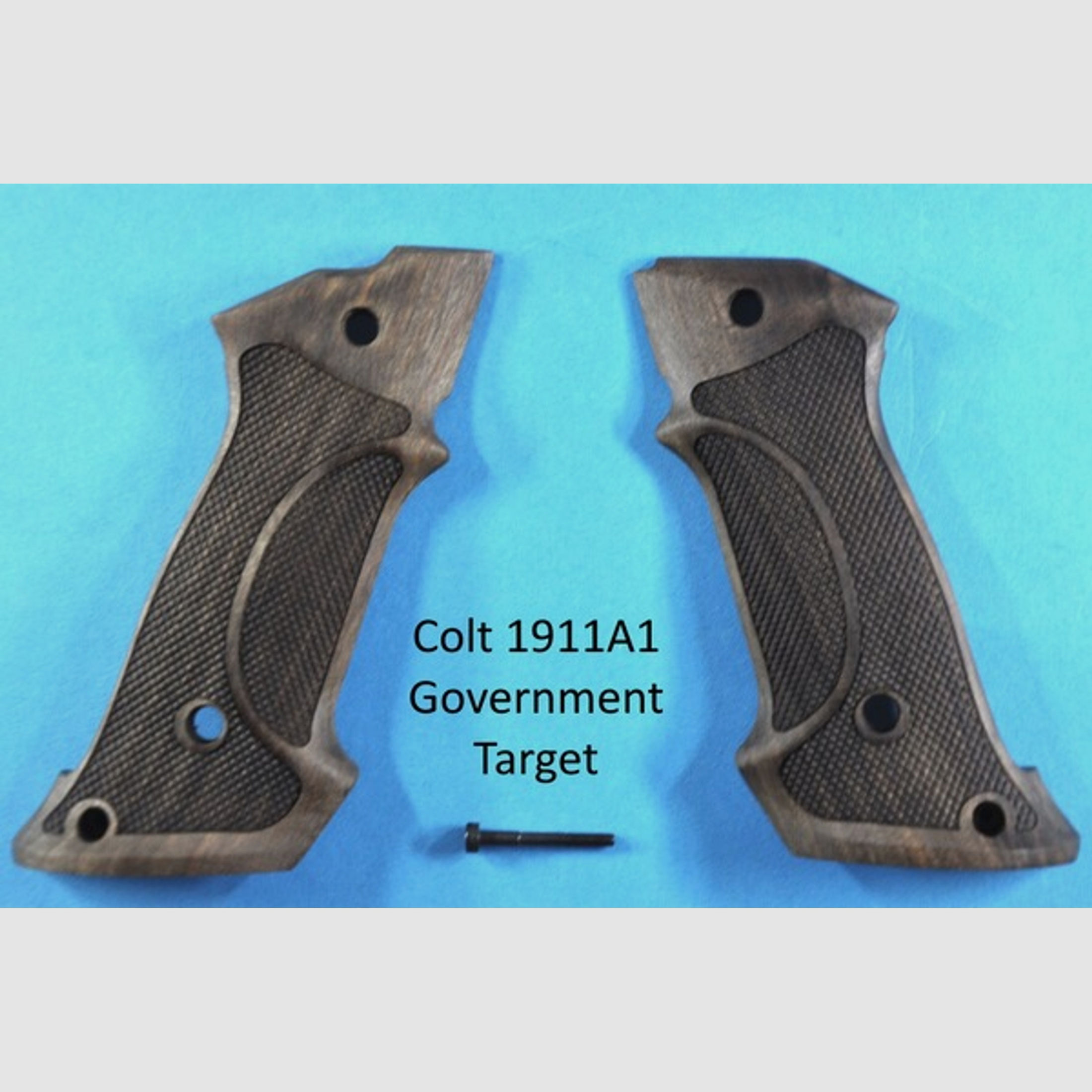 Nussbaum-Target-Griffschalen für Colt 1911A1 Government und Klone
