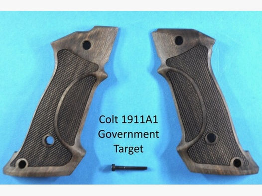 Nussbaum-Target-Griffschalen für Colt 1911A1 Government und Klone