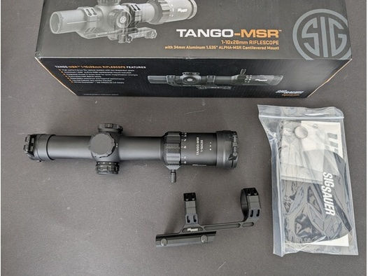 Sig Sauer Tango-Msr 1-10x28mm LPVO Riflescope Zielfernrohr NEU Sig Sauer Tango-Msr 1-10x28mm LPVO