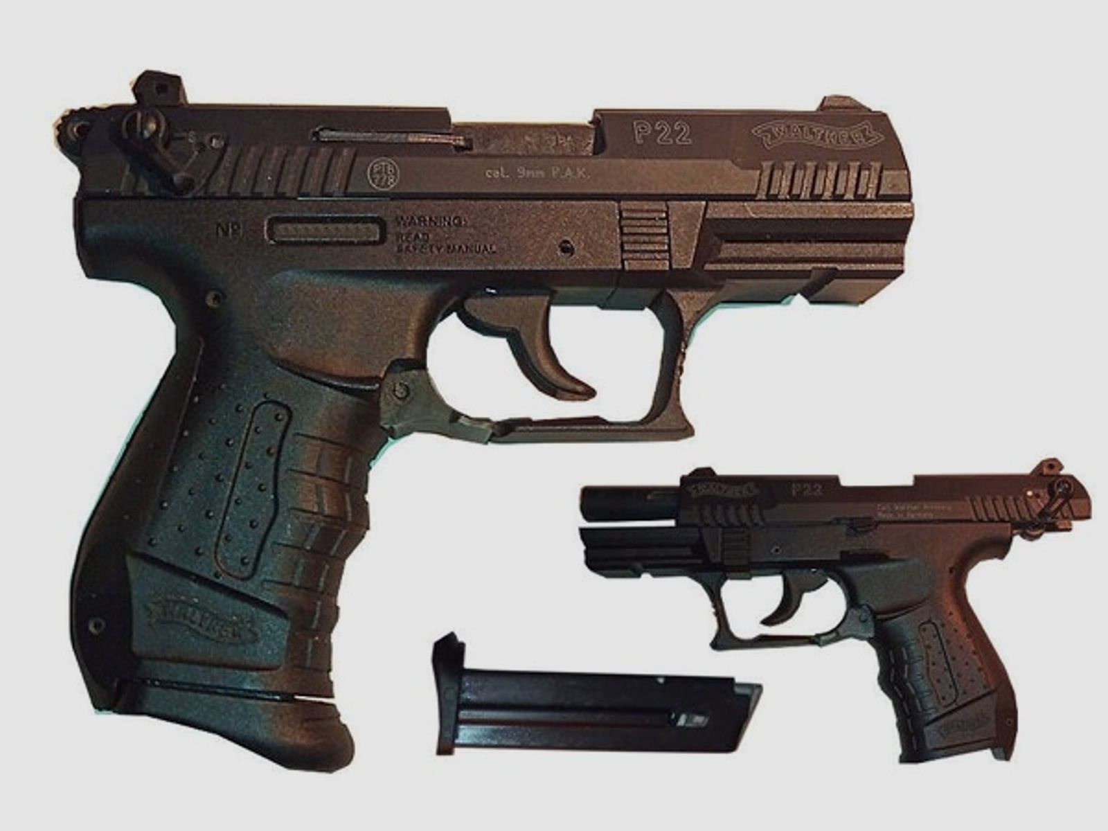Walther P22   Kaliber 9mm PAK neuwertig