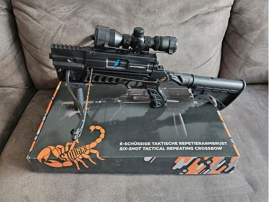 Steambow stinger 2 Tactical inc Scope beleuchtet