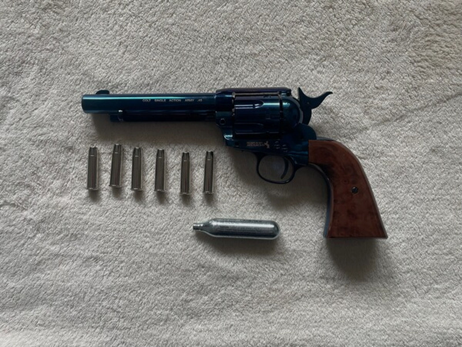 Colt Single Action Army® SAA Co2-Revolver Blue Finish Kaliber 4,5 mm Diabolo