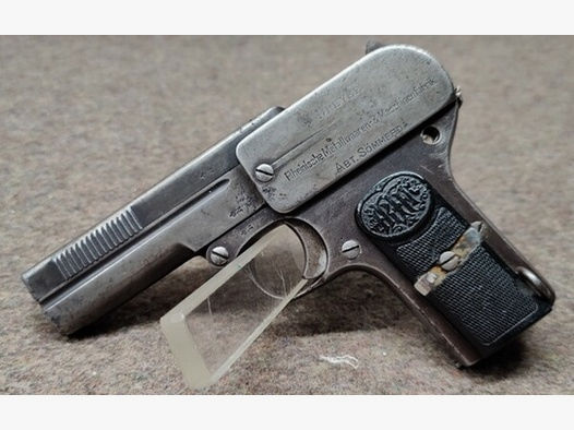 Waffe Pistole Dreyse Kal. 7,65 Browning