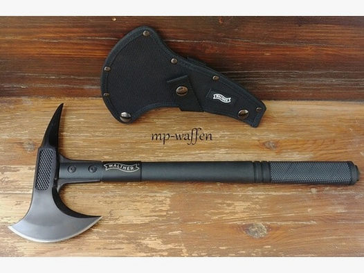 WALTHER Camping Axt Tomahawk Schwarz One Size