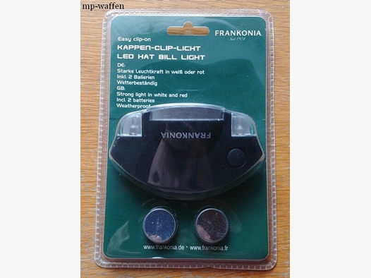 Frankonia kappen Clip Licht LED