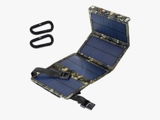 *ANGEBOT! * Kleines faltbares Solarpanel mit USB-Anschluss 10-20 Watt in Digital Camo Green