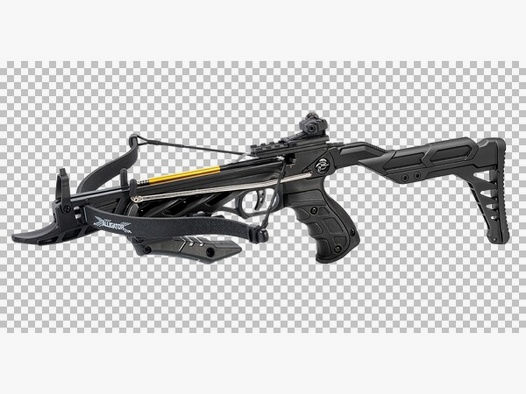 Pistolenarmbrust ALLIGATOR II Schwarz 80 lbs mit Selbstspannmechanismus