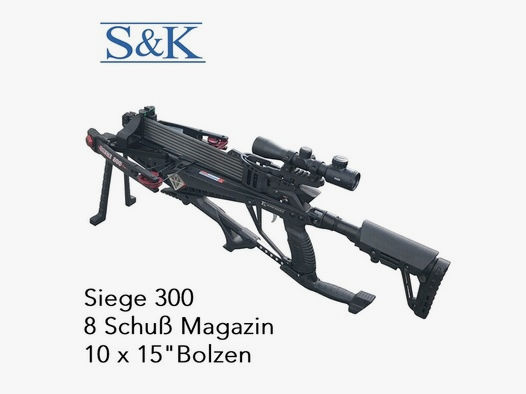 EK Archery Cobra Siege 300 - 8 Schuß Magazin - Bolzen - Set - neu und OVP