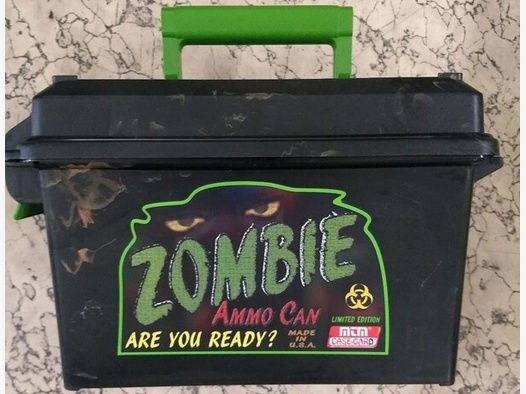 Zombie AMMO CAN PrepperBox Survival MTM AC50Z Lager Kiste Rabatt