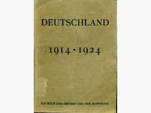 DEUTSCHLAND 1914 - 1924