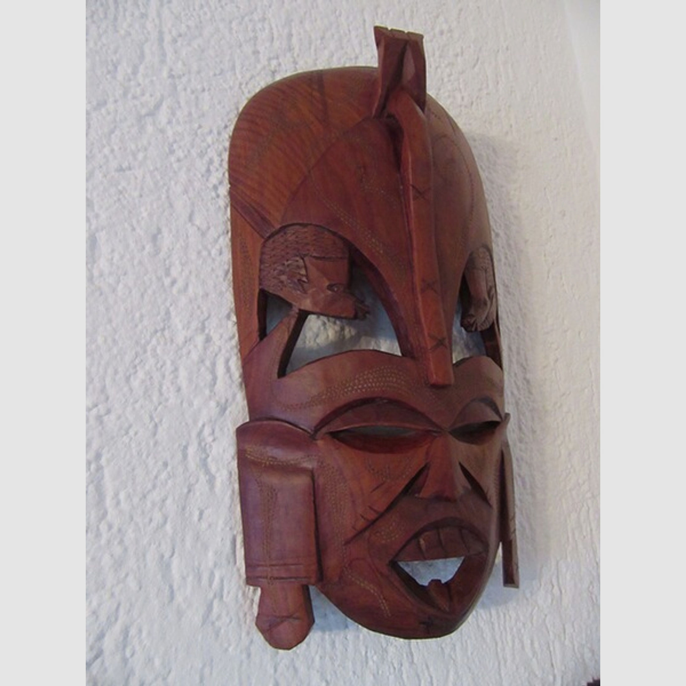 Afrika Kenia Maske Handarbeit Tambo Dekoration Vintage