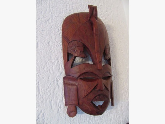 Afrika Kenia Maske Handarbeit Tambo Dekoration Vintage