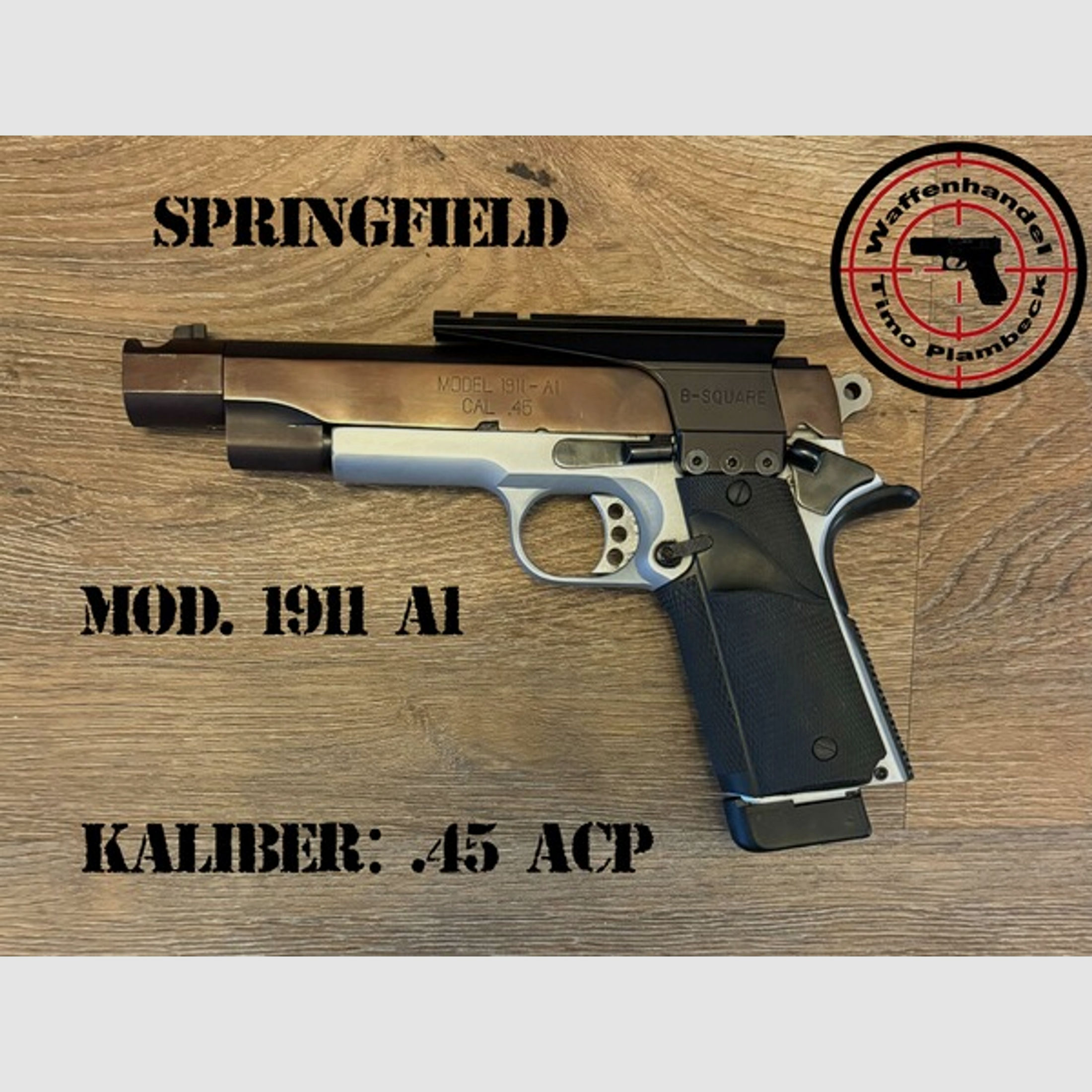 halbautomatische Pistole   Springfield   Mod. 1911 A1   im Kaliber .45 Auto