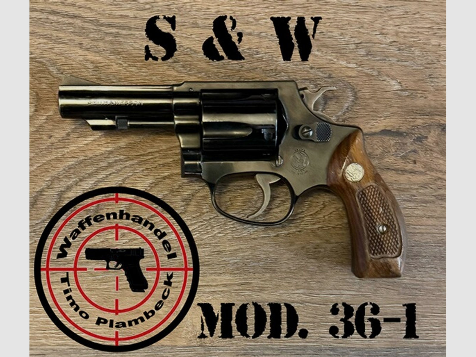 Revolver   Smith & Wesson   Modell 36-1   im Kaliber .38Special